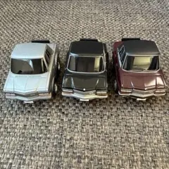 【美品】チョロQ Zero 日産プレジデント銀・黒・エンジ（箱なし）3台セット GW限定】チョロQ Zero日産プレジデント銀・黒・エンジ（箱なし）3台