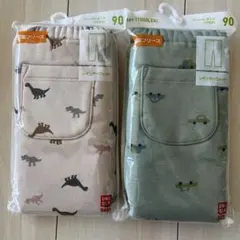 【新品未使用】UNIQLO ユニクロ　フリースレギンス　90　2セット