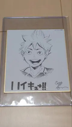日向翔陽 色紙 ハイキュー ジャンプスペシャルアニメフェスタ2015 来場者記念