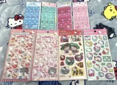 キティ サンリオ ボンボンドロップシール タイルシール シール 国内正規品