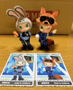 POPMARTズートピア2 Zootopia x Molly judy&nick