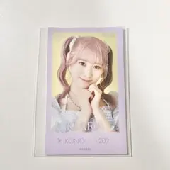 ＝LOVE イコラブ　齋藤樹愛羅　ナツマトペ　ミニフォトカード イコノイジョイ