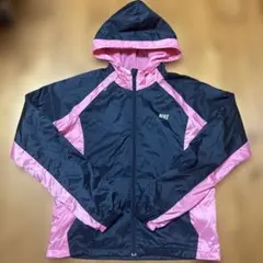 NIKE フード付きウィンドブレーカー ブラック/ピンク