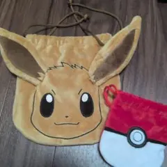 イーブイ　ぬいぐるみ巾着2pセット　ポケモン