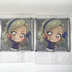 にふぉるめーしょん アイカツ！ シールウエハース　黒沢凛　2枚セット