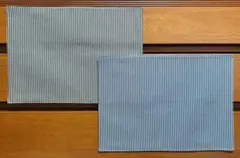 【ストライプ柄】ランチョンマット 2色 2枚セット 25x35