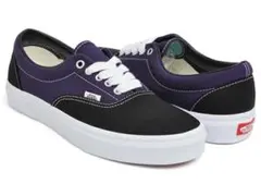 VANS ERA レトロ スケート キャンバス ブラック パープル 26cm