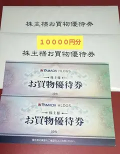 ヤマダ電機お買い物優待券１００００円分