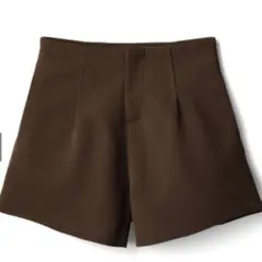 タックハイウエストショートパンツ[at1744]