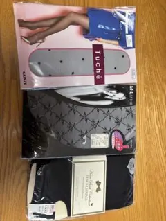 ストッキングセット Tuché M-L ブラック グレー