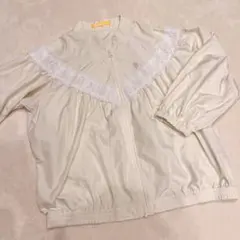 最終値下げ　フイント　レース飾りパーカー