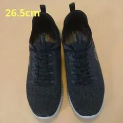Skechers メモリーフォーム ブラックスニーカー 26.5cm