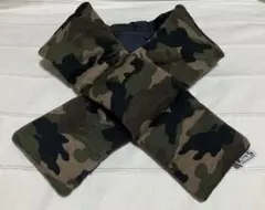 キッズ用 マフラー ネックウォーマー 迷彩柄 カモフラージュ アーミー