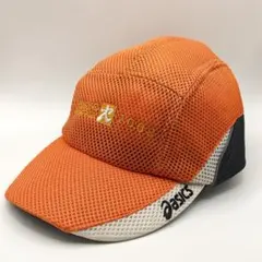 asics アシックス 東京マラソン2008記念キャップ フリー オレンジ