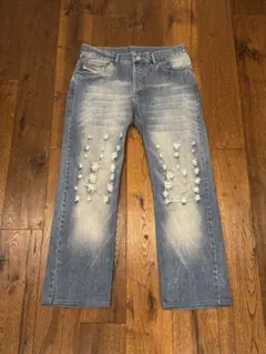 DIESEL ダメージ加工 ストレートデニム サイズ32