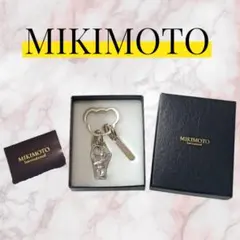 【美品】MIKIMOTO ミキモト キーホルダー クマ テディベア シルバー