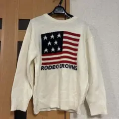 RODEOCROWNS 国旗モチーフデザインセーターのサムネイル