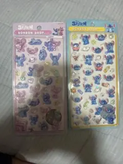 スティッチ ボンボンドロップシール 2パックセット
