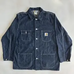 美品 90s カーハート カバーオール エドウイン期 XL 黒 チョアコート