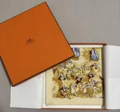 【新品未使用】Hermes/ヴィンテージ/スカーフ/オーケストラ/箱付き