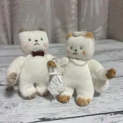 鬼様専用 ぬいぐるみ用 ふんわりリボンワンピース&ヘアバンド&クリーム