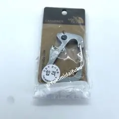 【新品未使用】ノースフェイス　カラビナ　グレー　アウトドアのサムネイル