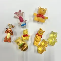 プーさん、フィギュア、ピグレット、ティガー8こセット