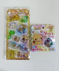 【2点セット】正規品 新品 なっとうちゃん ウォーターシール おはじき