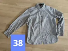 Keith 長袖 ストライプシャツ サイズ38のサムネイル