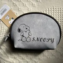 《新品　タグ付き》スヌーピー ポーチ　グレー