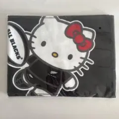 ハローキティ オールブラックス マフラータオル