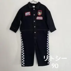 LITTC リトシー ミッキー つなぎ 90黒