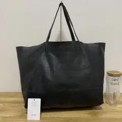 《美品》CELINE（セリーヌ）レザー ハンドバッグ ブラック 黒