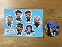 【非売品】ゴールデンカムイ ウポポイ ステッカー＆缶バッジ セット 特典
