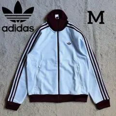 試着のみ レア adidas 千鳥格子 グレー チェック トラックトップ M