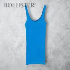 【HOLLISTER】　00s タンクトップ　キャミソール　海外ガール　ブルーのサムネイル