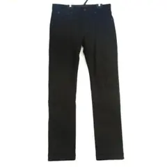 UNIQLO スリムストレート ブラックデニム 36