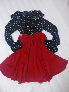 JENNILOVE　ハートシャツ✕スカート　2点セット