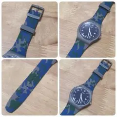 Swatch スウォッチ カモフラージュ柄 クォーツ 腕時計のサムネイル