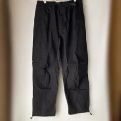 【LACOSTE /ラコステ】撥水ナイロンカーゴパンツ　ブラック　XL