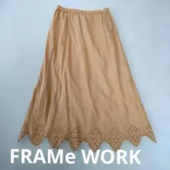 FRAMe WORK フレームワーク 刺繍 レース スカート
