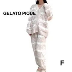 GELATO PIQUE ケーブル編みカーディガン F