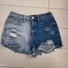 SHEINデニムハーフパンツ