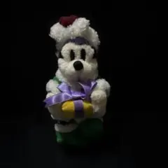 ディズニー ミニーマウス ぬいぐるみバッジ クリスマス