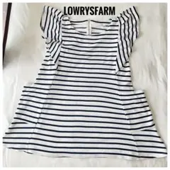 LOWRYS FARM ボーダー フリル ミニワンピースのサムネイル