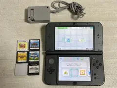 Newニンテンドー3DS LL メタリックブラック ソフト付き