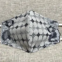 M53☆くすみピンク☆チュール☆お花＆蝶々刺繍レース☆ハンドメイド