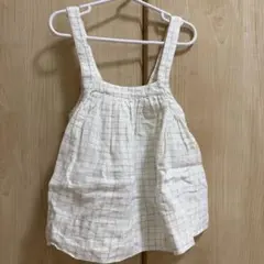 Soor Ploom Eloise Pinafore 2y 白チェックスカートのサムネイル
