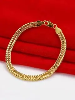 ♥️♥️ゴールド ツイストチェーンブレスレット　喜平ブレスレット　リストチェーン