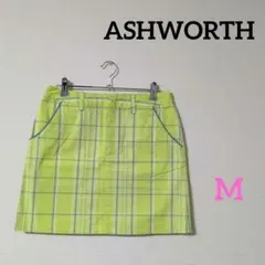 ASHWORTH　アシュワース　レディース　ゴルフウェア　スカート　黄緑　Mのサムネイル